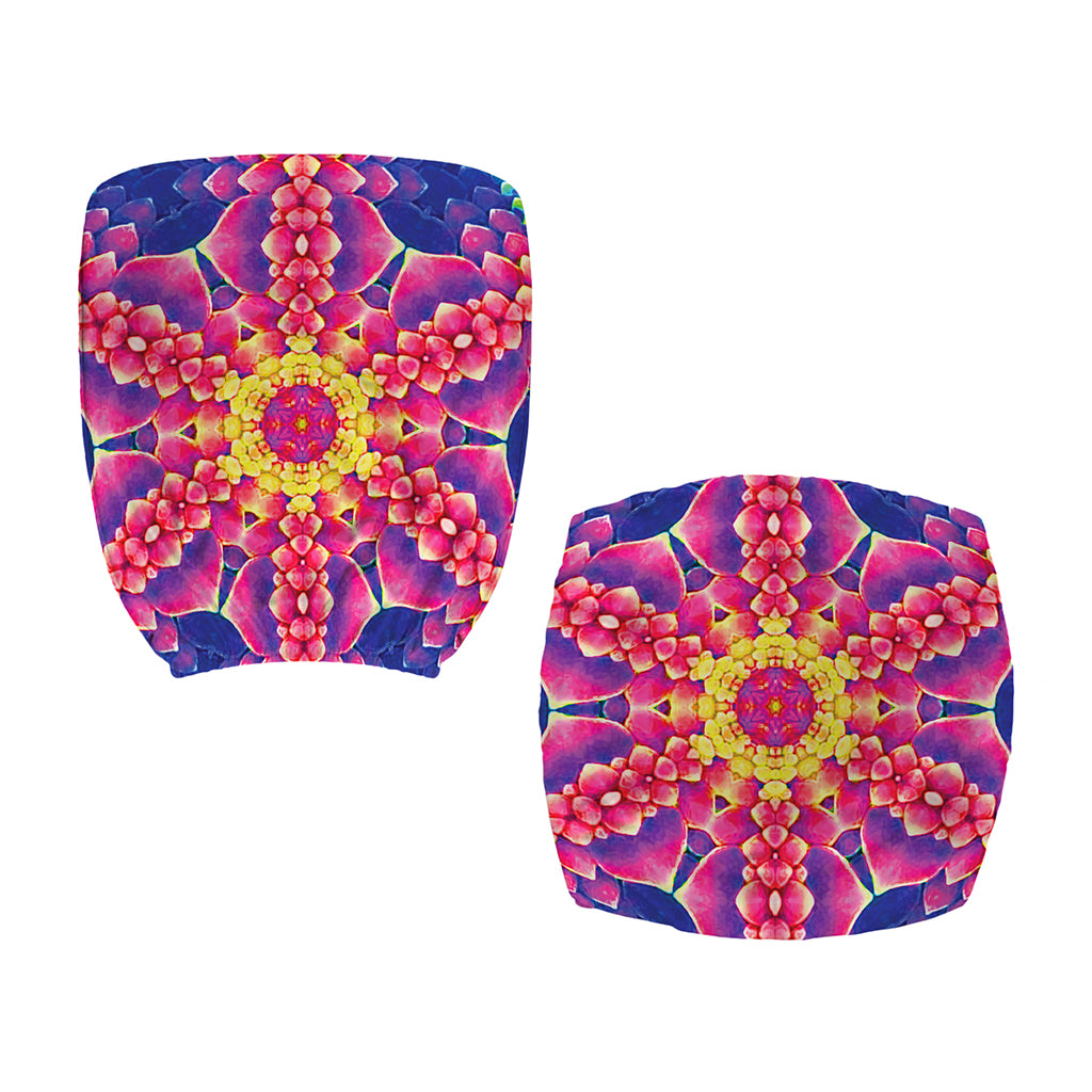 Colorful Psychedelic Kaleidoscope Print Office Chair Cover