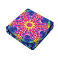 Colorful Psychedelic Kaleidoscope Print Outdoor Seat Cushion Cover
