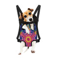 Colorful Psychedelic Kaleidoscope Print Pet Carrier Backpack