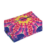 Colorful Psychedelic Kaleidoscope Print Rectangle Tissue Box Cover