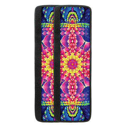 Colorful Psychedelic Kaleidoscope Print Refrigerator Handle Covers