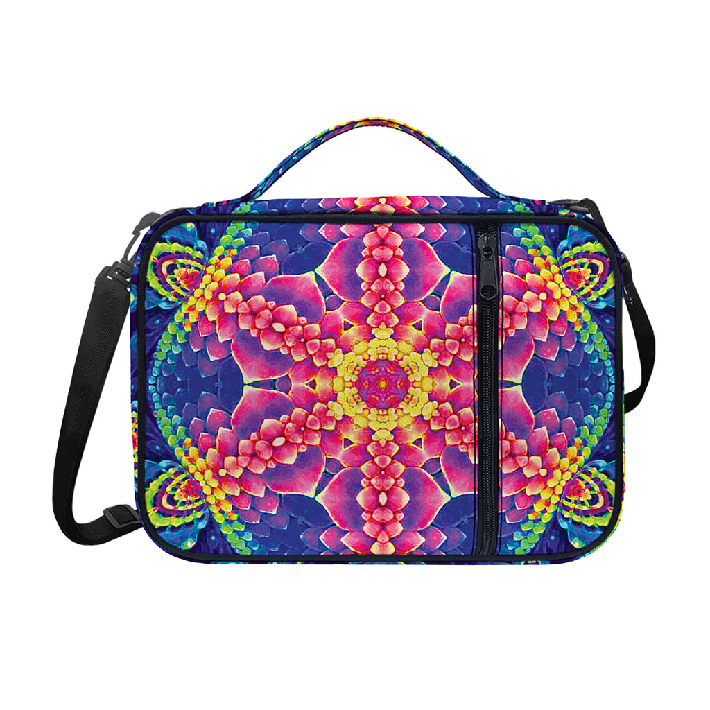 Colorful Psychedelic Kaleidoscope Print Shoulder Strap Bible Bag