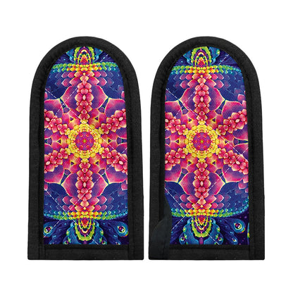 Colorful Psychedelic Kaleidoscope Print Skillet Handle Cover