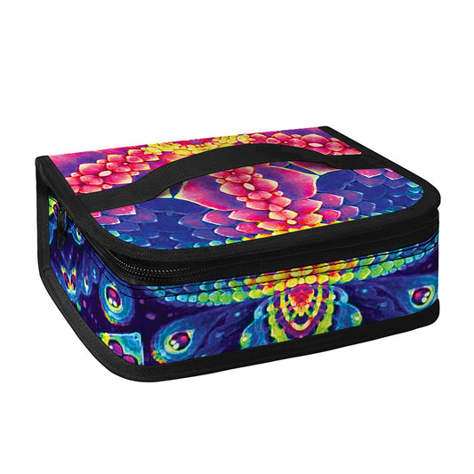 Colorful Psychedelic Kaleidoscope Print Small Lunch Bag