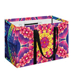 Colorful Psychedelic Kaleidoscope Print Utility Tote Bag