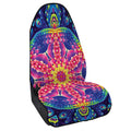 Colorful Psychedelic Kaleidoscope Print Waterproof Car Seat Cover