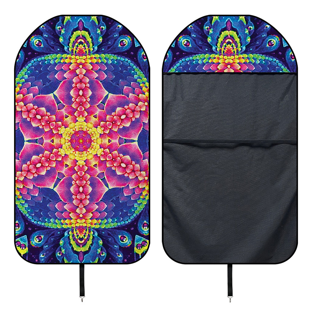 Colorful Psychedelic Kaleidoscope Print Waterproof Car Seat Cover