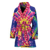 Colorful Psychedelic Kaleidoscope Print Women's Bathrobe