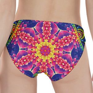 Colorful Psychedelic Kaleidoscope Print Women's Panties