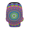 Colorful Psychedelic Optical Illusion Baby Seat Cover