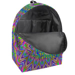 Colorful Psychedelic Optical Illusion Backpack