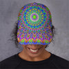 Colorful Psychedelic Optical Illusion Baseball Cap