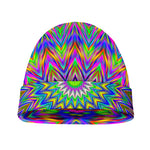 Colorful Psychedelic Optical Illusion Beanie