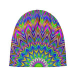 Colorful Psychedelic Optical Illusion Beanie