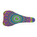 Colorful Psychedelic Optical Illusion Bicycle Seat Cover