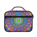 Colorful Psychedelic Optical Illusion Briefcase Bible Bag