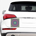 Colorful Psychedelic Optical Illusion Car Sticker