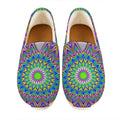 Colorful Psychedelic Optical Illusion Casual Shoes