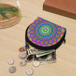 Colorful Psychedelic Optical Illusion Coin Purse