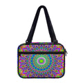 Colorful Psychedelic Optical Illusion Double Strap Bible Bag