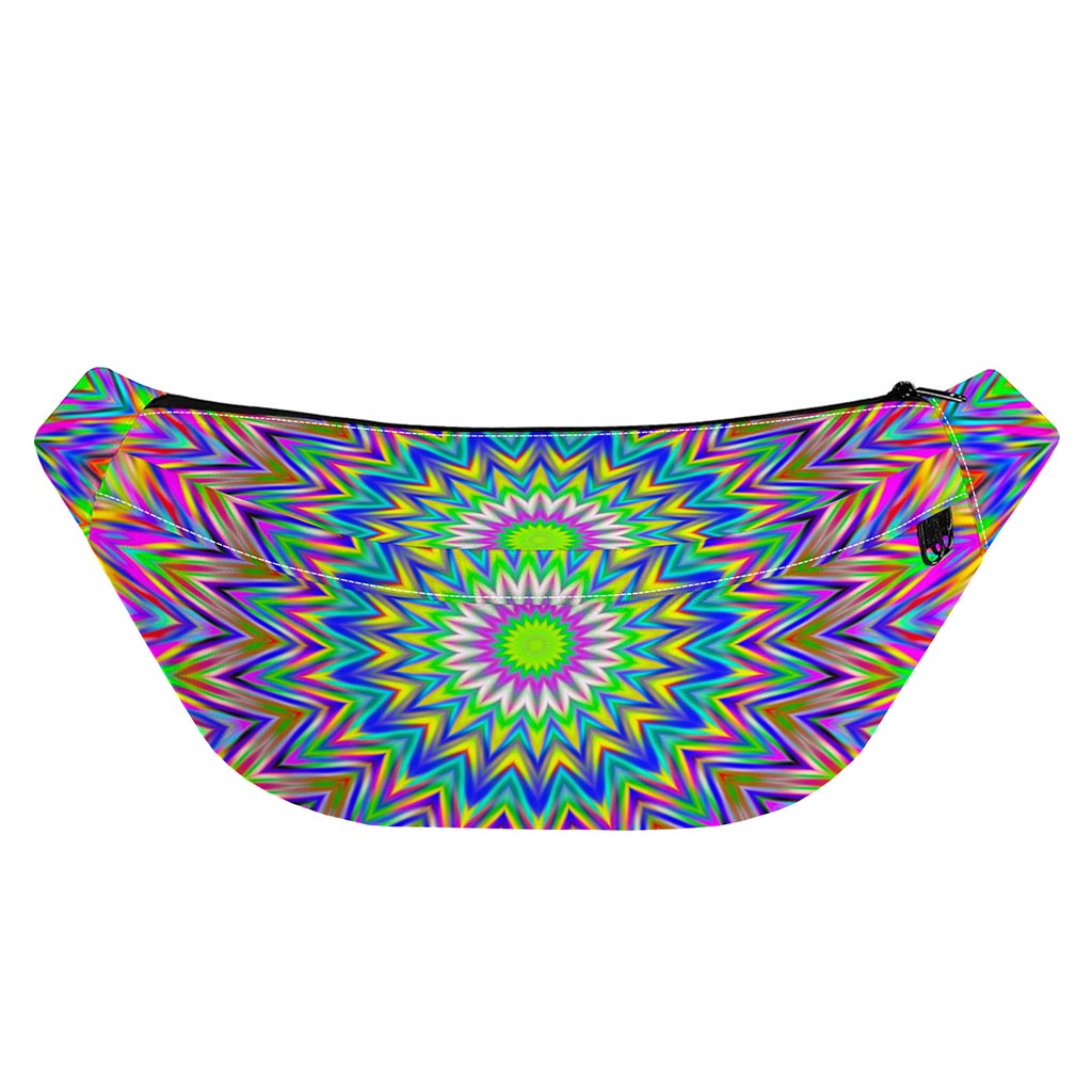 Colorful Psychedelic Optical Illusion Fanny Pack