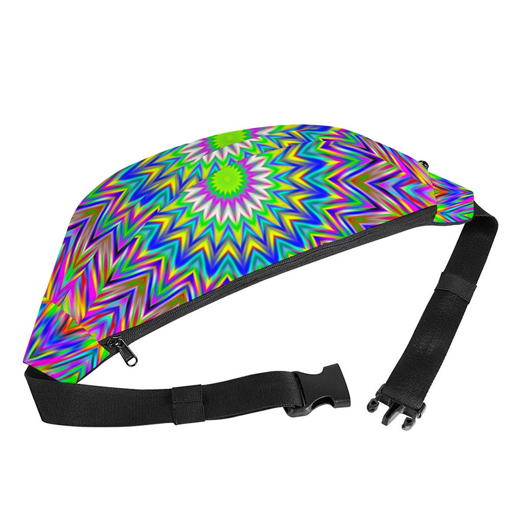 Colorful Psychedelic Optical Illusion Fanny Pack