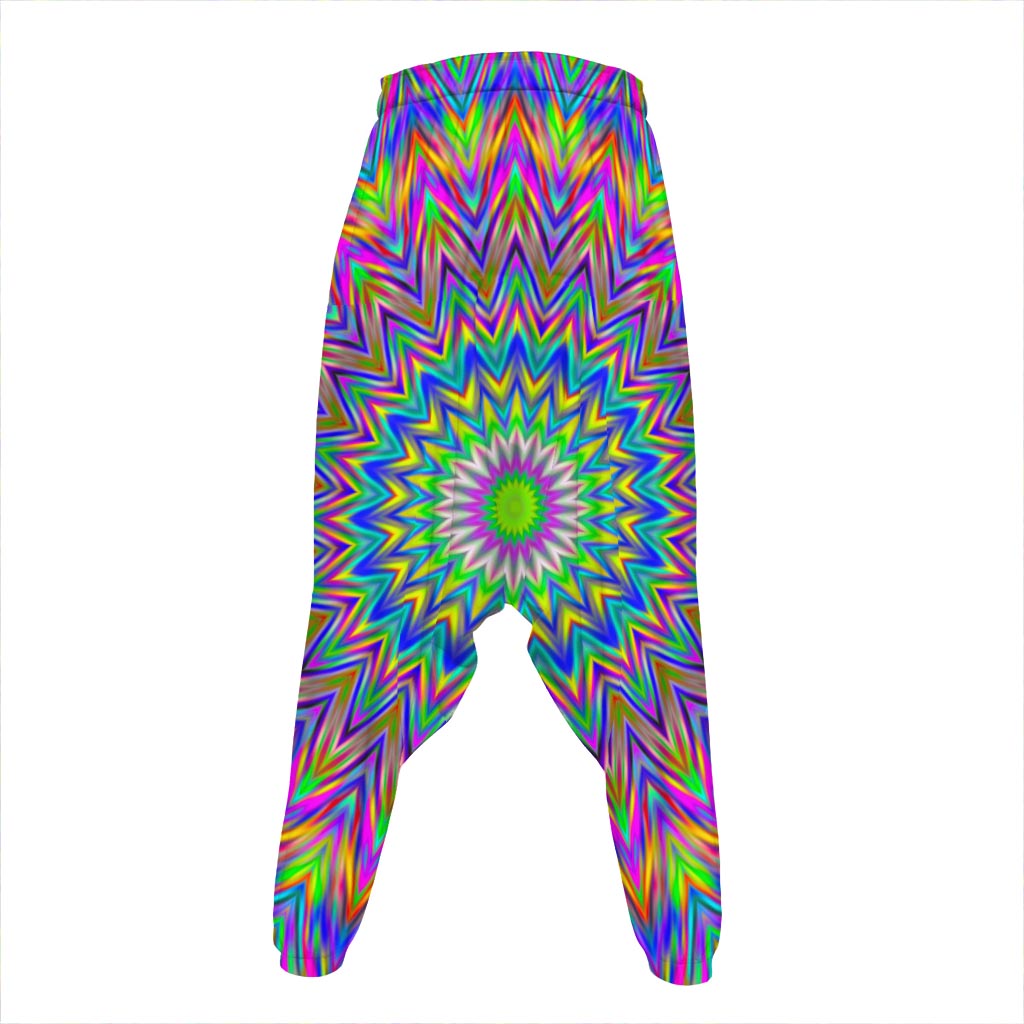 Colorful Psychedelic Optical Illusion Hammer Pants