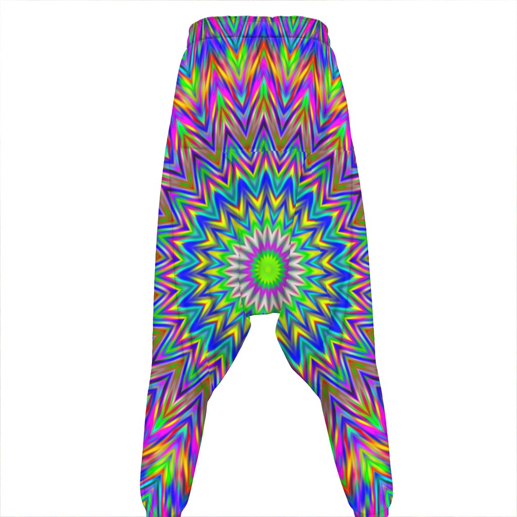 Colorful Psychedelic Optical Illusion Hammer Pants