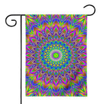 Colorful Psychedelic Optical Illusion House Flag