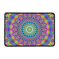Colorful Psychedelic Optical Illusion Kitchen Mat