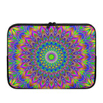 Colorful Psychedelic Optical Illusion Laptop Sleeve