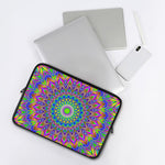 Colorful Psychedelic Optical Illusion Laptop Sleeve