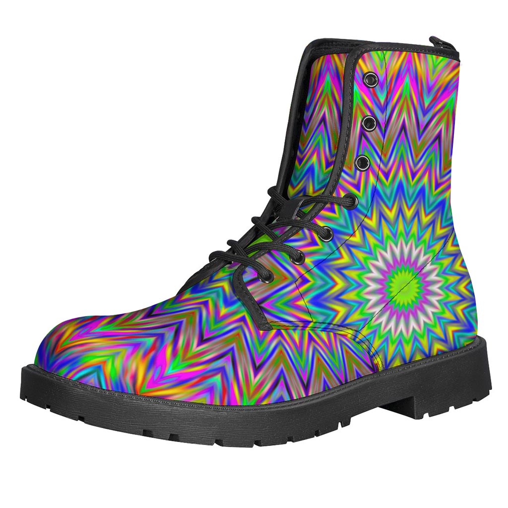 Colorful Psychedelic Optical Illusion Backpack