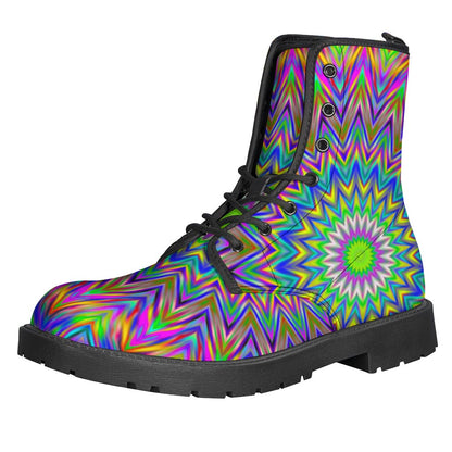 Colorful Psychedelic Optical Illusion Backpack
