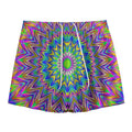Colorful Psychedelic Optical Illusion Mesh Shorts