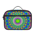Colorful Psychedelic Optical Illusion Portable Lunch Bag