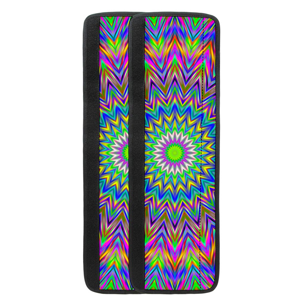 Colorful Psychedelic Optical Illusion Refrigerator Handle Covers
