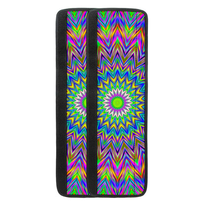 Colorful Psychedelic Optical Illusion Refrigerator Handle Covers