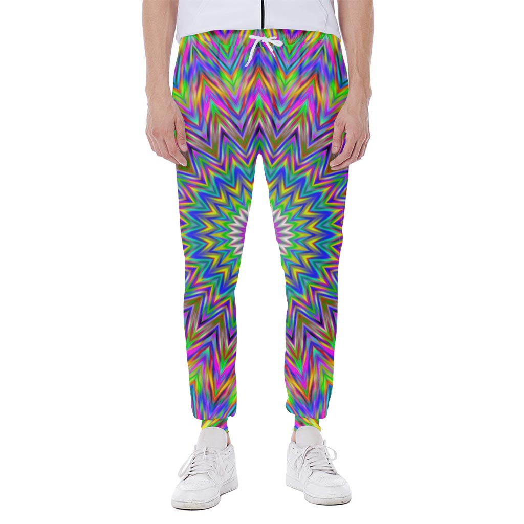 Colorful Psychedelic Optical Illusion Scuba Joggers