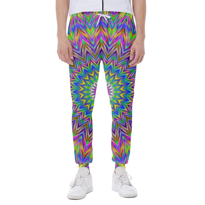 Colorful Psychedelic Optical Illusion Scuba Joggers