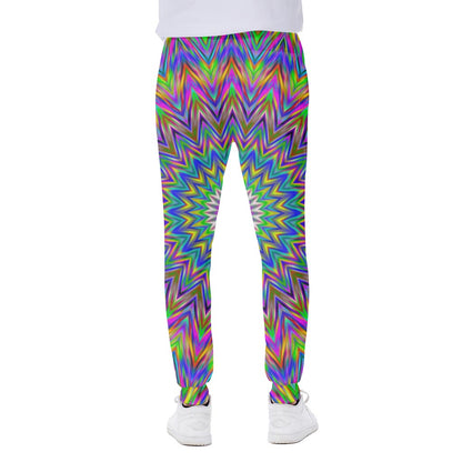 Colorful Psychedelic Optical Illusion Scuba Joggers