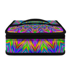 Colorful Psychedelic Optical Illusion Small Lunch Bag