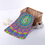 Colorful Psychedelic Optical Illusion Towel