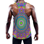 Colorful Psychedelic Optical Illusion Training Tank Top