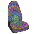Colorful Psychedelic Optical Illusion Waterproof Car Seat Cover