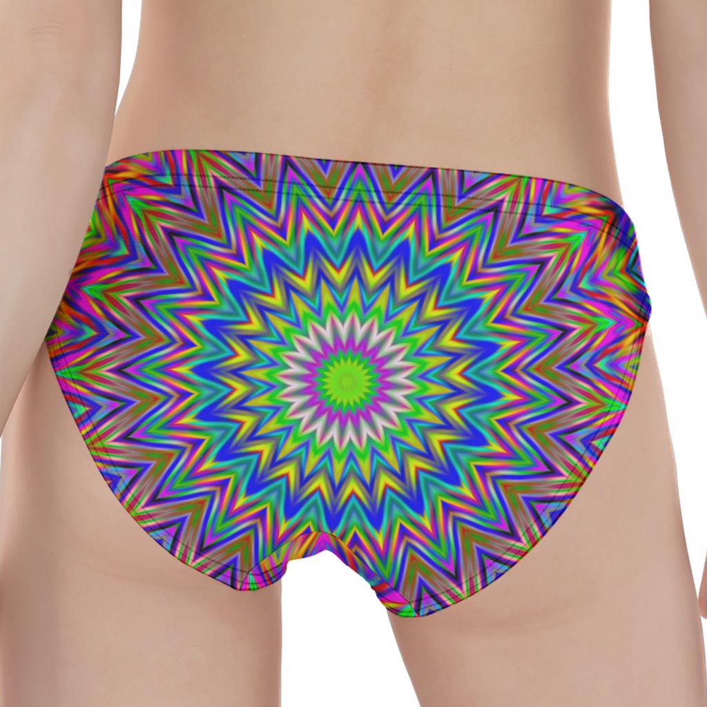 Colorful Psychedelic Optical Illusion Women's Panties