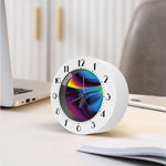 Colorful Psychedelic Print Alarm Clock