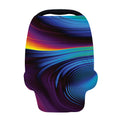Colorful Psychedelic Print Baby Seat Cover