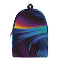Colorful Psychedelic Print School Backpack