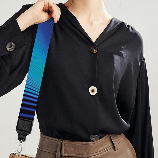Colorful Psychedelic Print Bag Strap